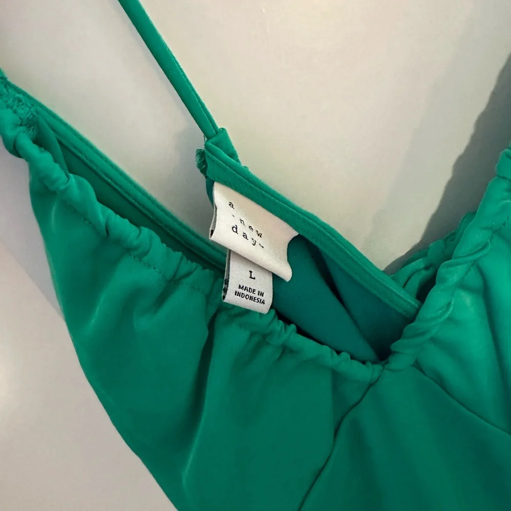 A new day women’s cutout midi slip dress green - Picture 3 of 5